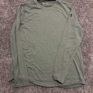 Under Armour Men's Olive Long Sleeve Tee